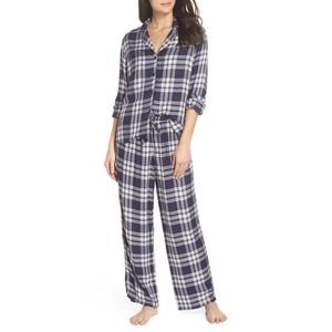 RAILS Trouser Pajama TOP ONLY In Twilight White Size Large $178